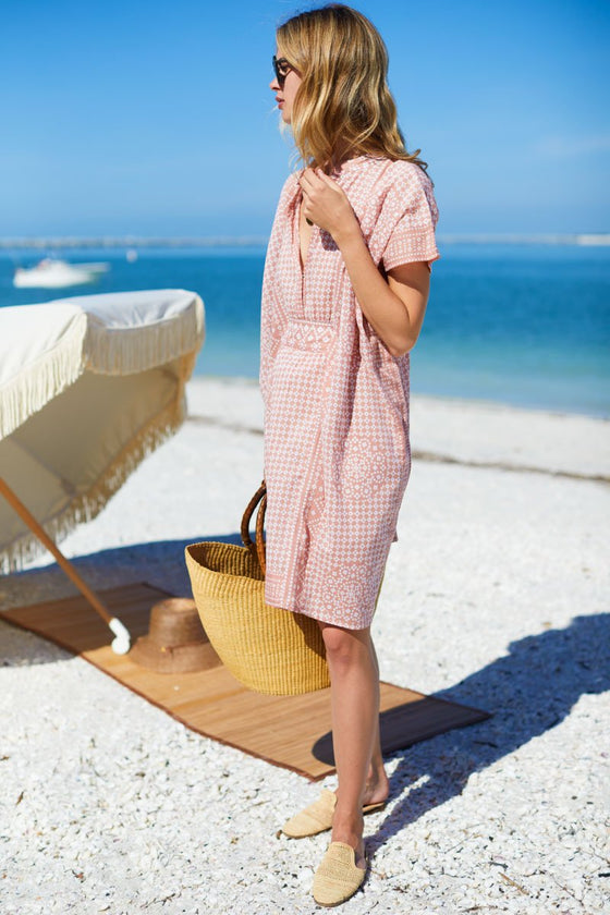 Emerson Fry Short Caftan Muted Clay