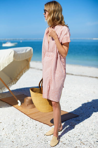 Emerson Fry Short Caftan Muted Clay