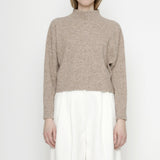 7115 by Szeki Husky Ribbed Mock Neck Sweater