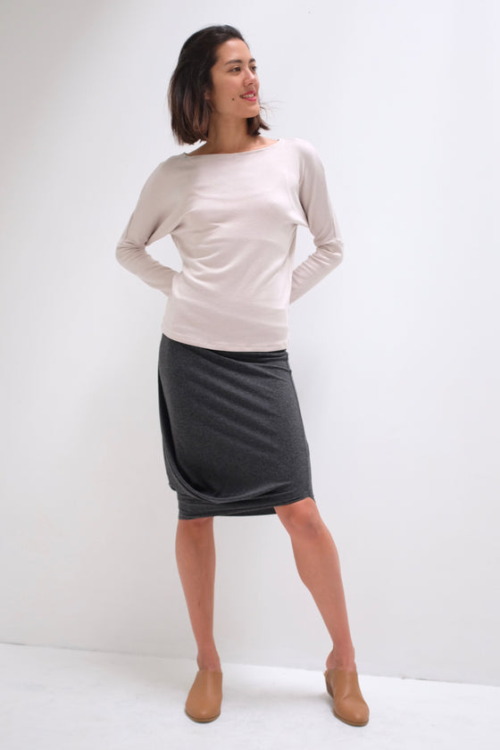 Natalie Busby Jersey Tuck Skirt