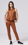 Shosh fitted ankle pant in sienna