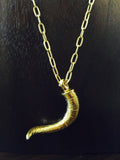 Heather Benjamin | Carved Rams Horn Necklace