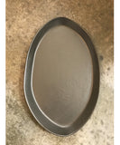 HAAND 15" Oval Platter in Black