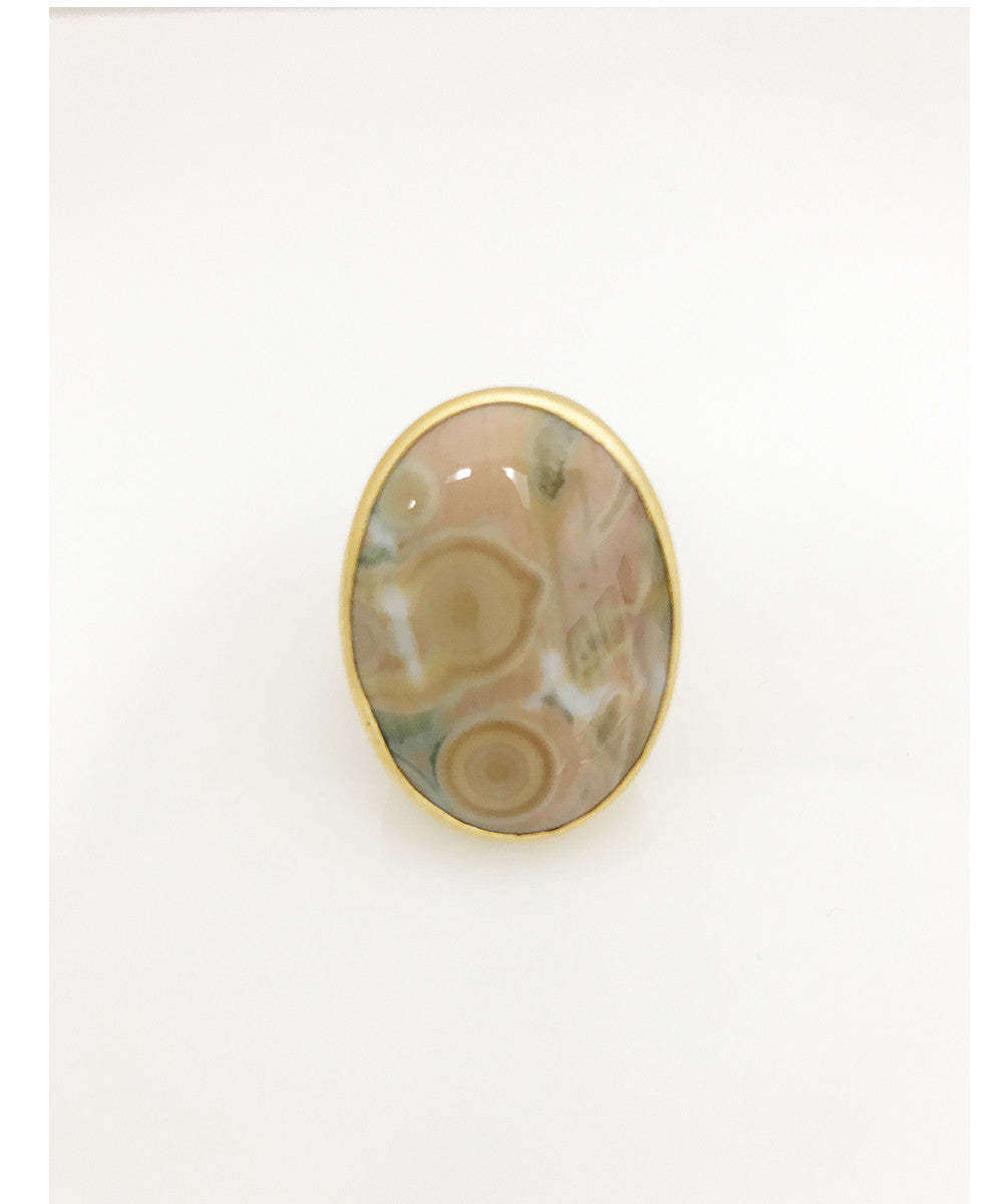 Heather Benjamin | Handmade Ocean Jasper Oval Ring