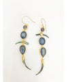 Heather Benjamin Kyanite Asymmetrical Earrings