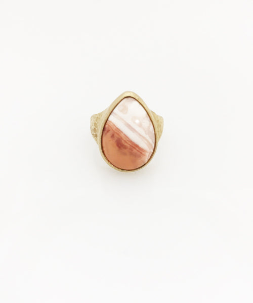 Heather Benjamin | Handmade Peach Mexican Opal Ring