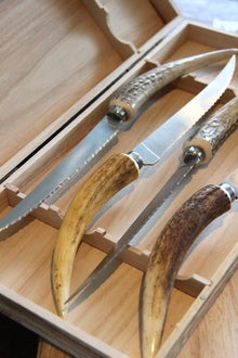  Staghorn Steak Knives