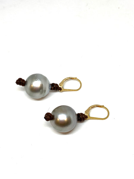 Perle by Lola Tahitian Pearl Earrings