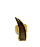 Heather  Benjamin Black Lip Shard Ring