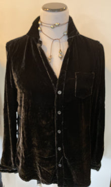  CP Shades Velvet Sloane Shirt in Seal