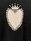 Brazeau Tricot Milagro Black Cashmere V-Neck Sweater
