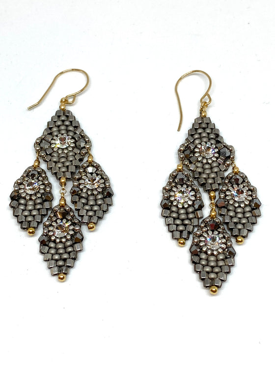 Miguel Ases Swarovski Earrings