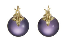  Gabrielle Sanchez Faceted Amethyst Flyer Earrings
