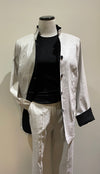 Peter O mahler Buttoned jacket in Linen stretch found at PATRICIA in Southern Pines, NC