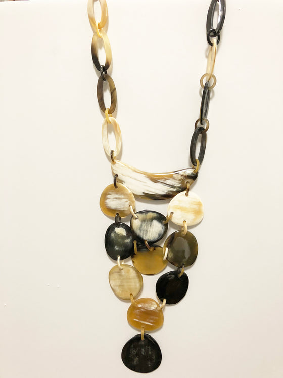 Horn Statement Necklace