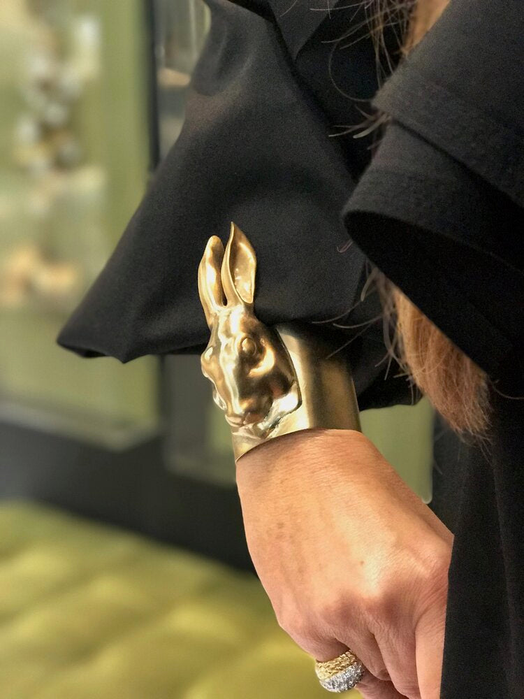 Love and Flowers rabbit rabbit cuff found at Patricia in. Southern Pines, NC
