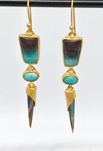 Heather Benjamin Peruvian Opal Earrings