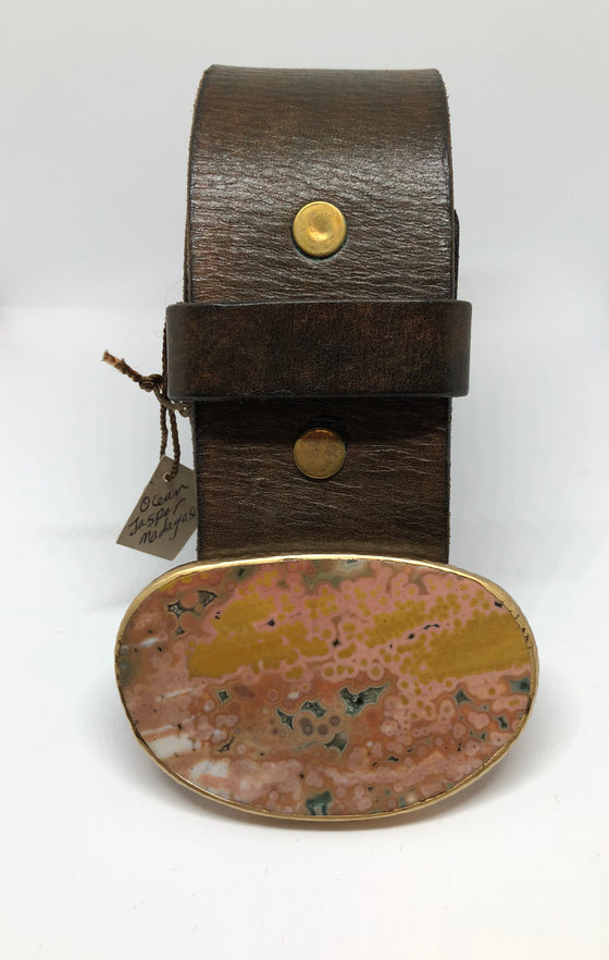Heather Benjamin Ocean Jasper Belt
