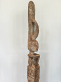 Wooden Statue on Stand