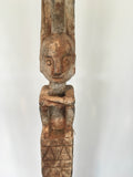 Wooden Statue on Stand