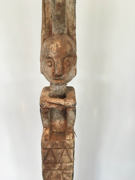 Wooden Statue on Stand