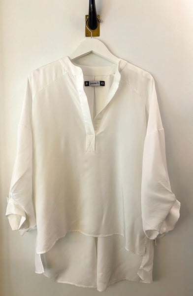 Jenna K White Oversized peasant blouse found at PATRICIA in Southern Pines, NC