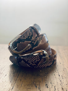  W. Kleinberg Embossed Copperhead Belt, 1 3/8" found at Patricia in Southern Pines, NC