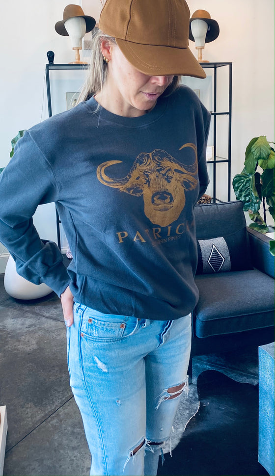 PATRICIA Graphic Sweatshirt Grey