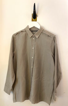  Brazeau Tricot Cotton Silk Austin Shirt Platinum