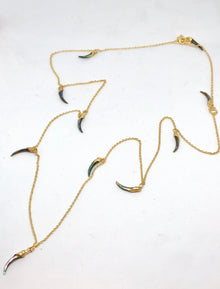  Heather Benjamin Abalone Multi Shard Necklace