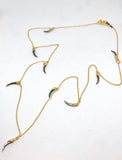 Heather Benjamin Abalone Multi Shard Necklace
