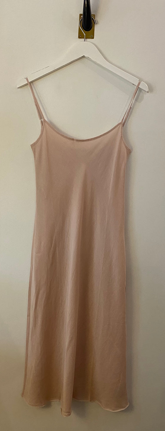 Brazeau Tricot Classic Slip Dress Soft Pink
