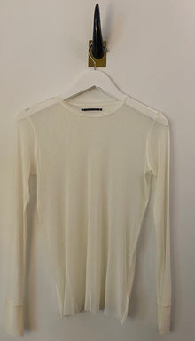  Brazeau Tricot Silk Tulle T - Parchment