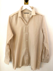  Brazeau Tricot Cotton Silk Austin Shirt Natural