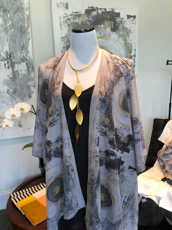 Nebula kimono inspired by original artwork