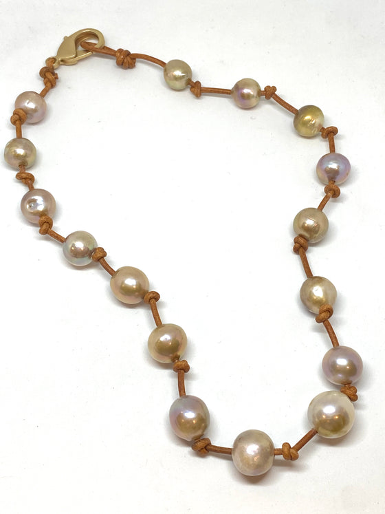 Blush Freshwater Pearl Necklace