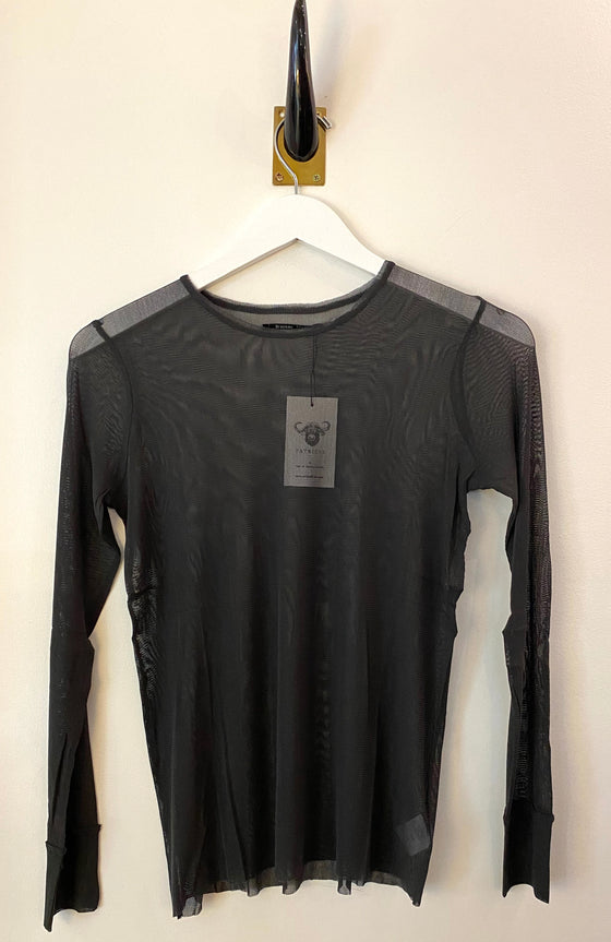 Brazeau Tricot Silk Tulle T - Coal