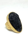 Heather Benjamin Hand Carved Water Buffalo Ring