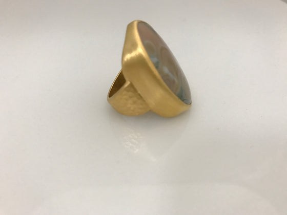 Heather Benjamin | Handmade Ocean Jasper Oval Ring