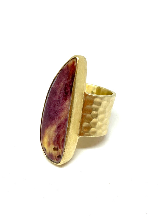 Heather Benjamin Mexican Spiny Oyster Ring