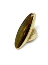 Heather Benjamin Long Oval Tiger Iron Ring