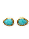 Heather Benjamin Pear Amazonite Cufflinks