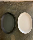 HAAND 13" Oval Platter in Black