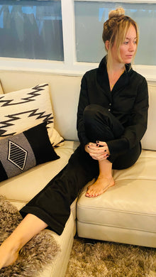  Brazeau Tricot Black silk PJ pant found at Patricia in Southern Pines, NC