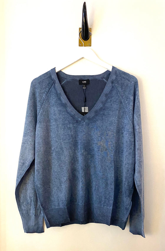 LINE Dita Knit Sweater in Deep Sea