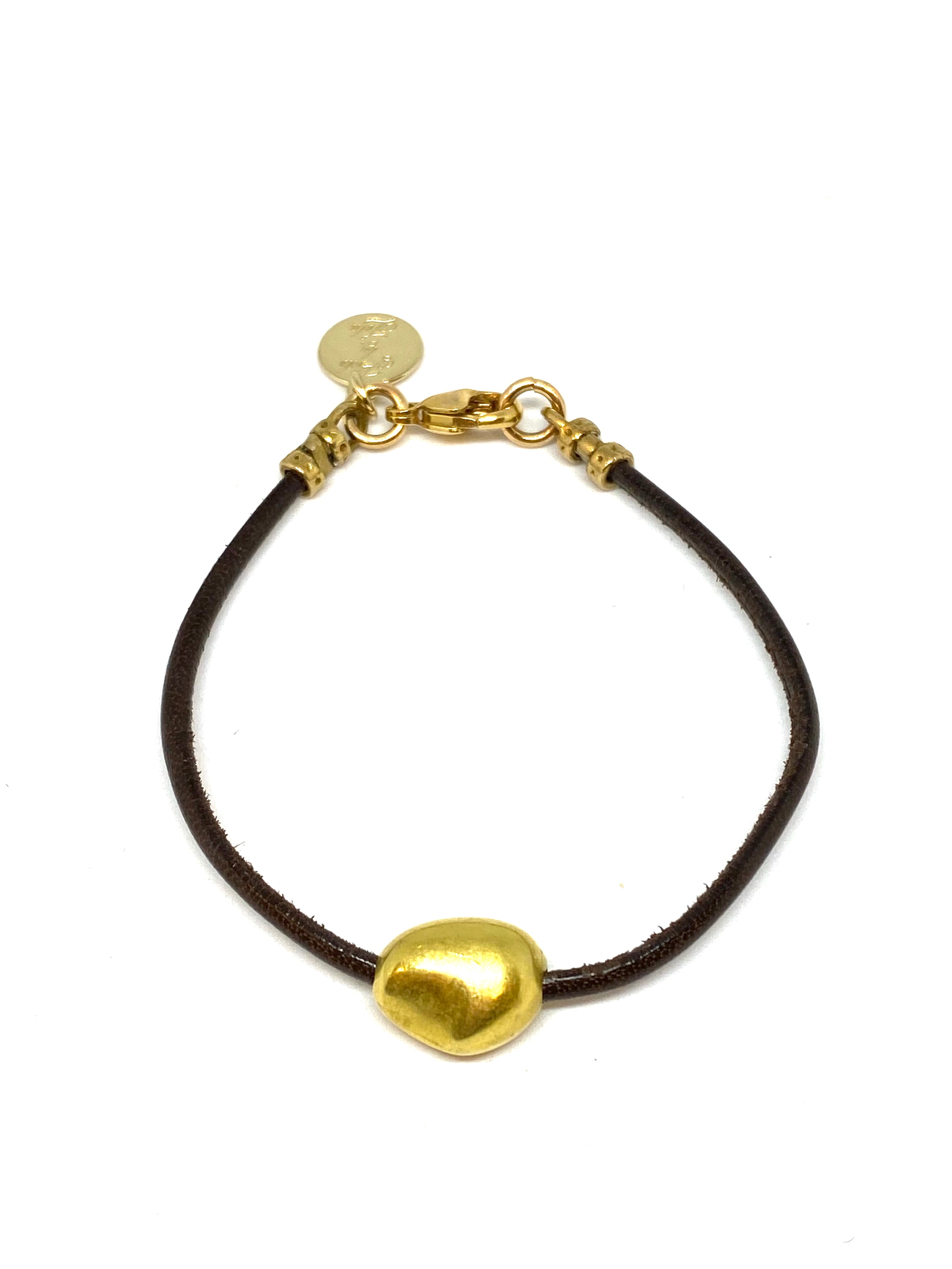 Perle by Lola 18K Gold Nugget Bracelet