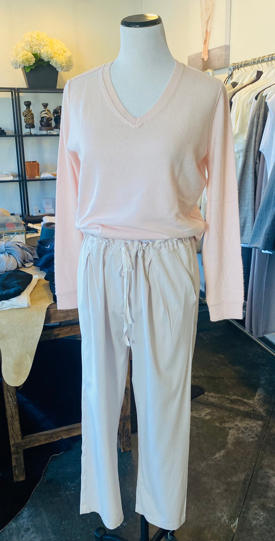 Brazeau Tricot Mist High V Neck Sweater