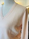 Brazeau Tricot Mist High V Neck Sweater
