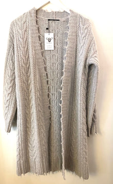  Brazeau Tricot Cable Car Coat in Platinum found at PATRICIA in Southern Pines, NC