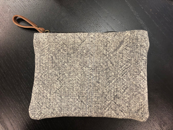 Washed Linen Clutch